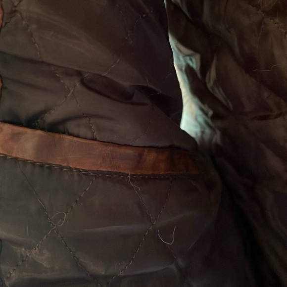 Vintage Men’s quality quilted inside and out leather vest. New without tags - Picture 3 of 4